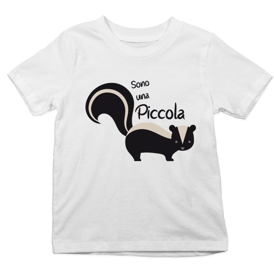 T-shirt bambino sono una piccola puzzola Divertenti