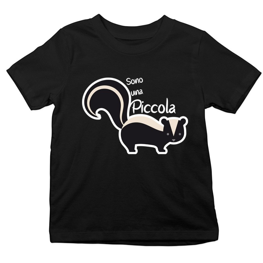 T-shirt bambino sono una piccola puzzola Divertenti