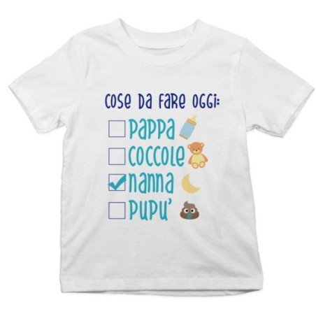 T-shirt bambino cose da fare oggi