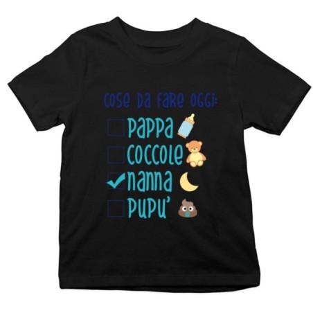 T-shirt bambino cose da fare oggi Divertenti
