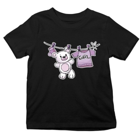 T-shirt bambino boy girl con orsetto Divertenti