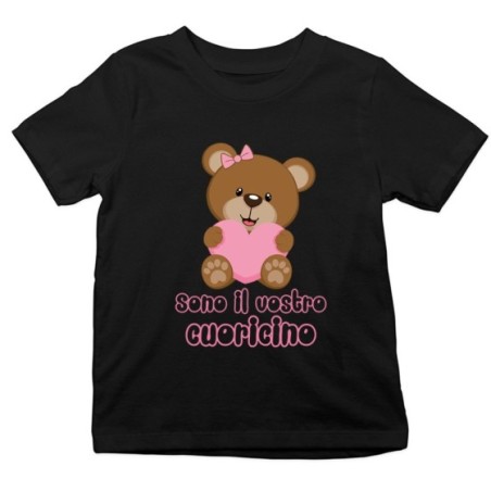 T-shirt bambino sono il vostro cuoricino Divertenti