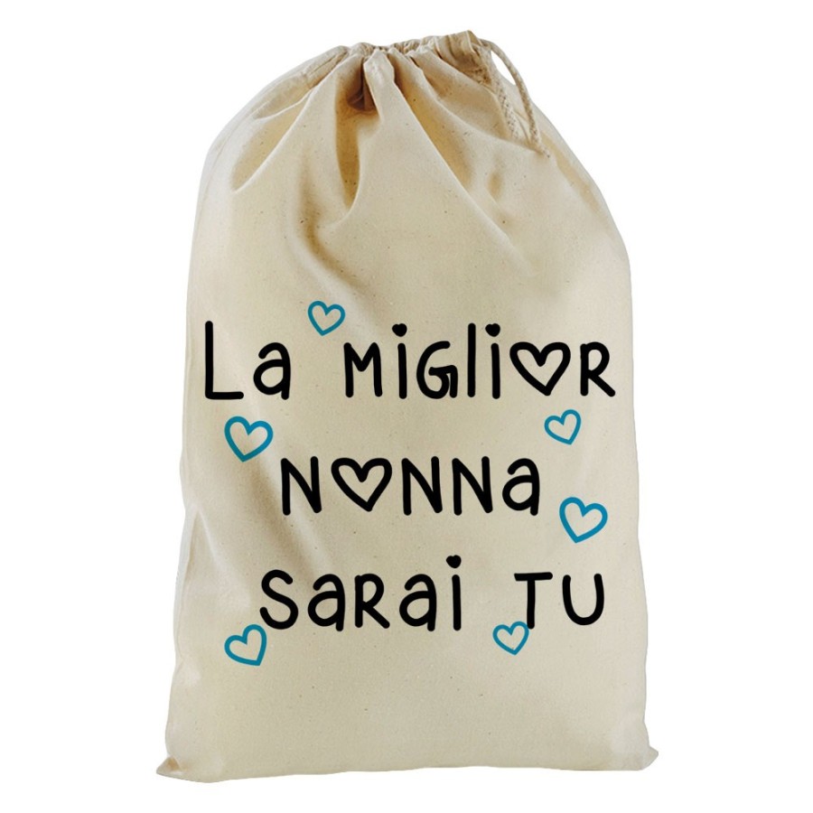 Sacchetto nascita bimbo il miglior nonno i miglior nonni sarai sarete voi Per i nonni