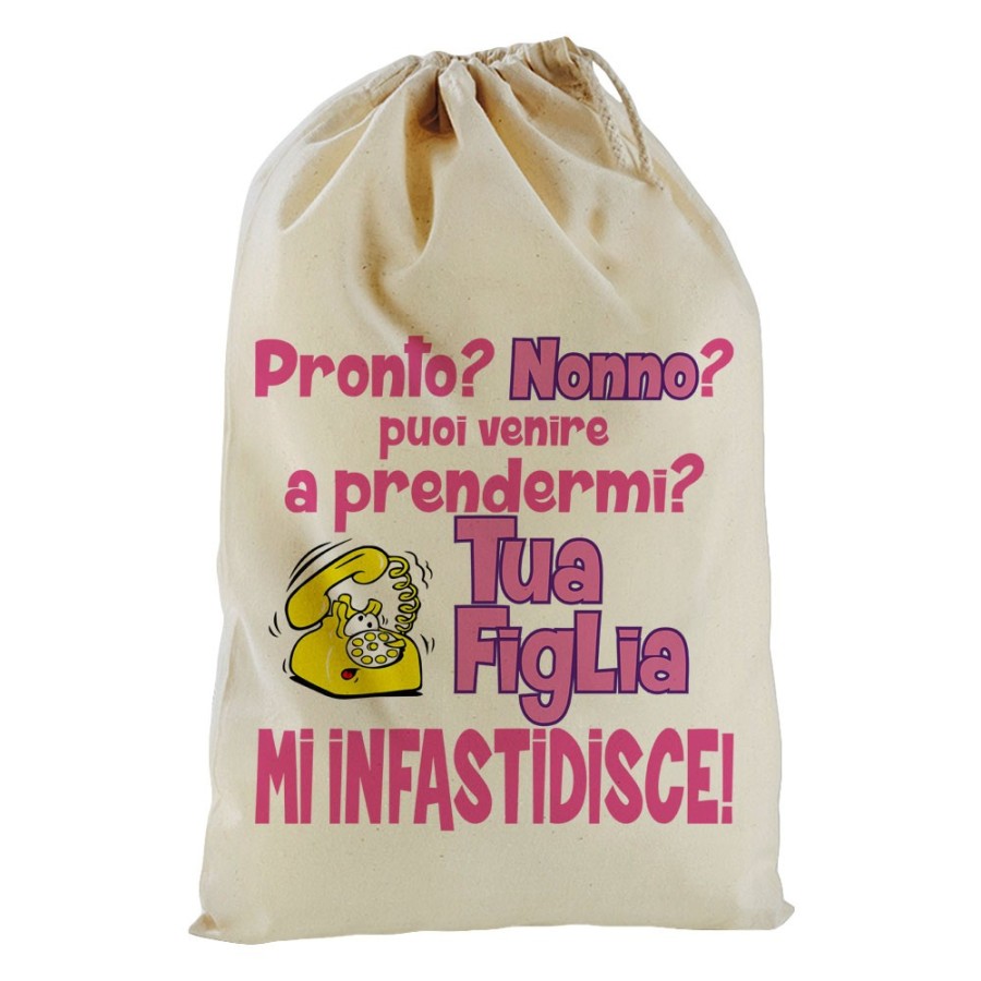 Sacchetto nascita bimbo pronto nonno nonna? puoi venire a prendermi? tua figlia mi infastidisce Per i nonni