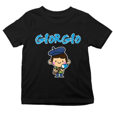 T-shirt bambino personalizzata con nome piccolo artista Divertenti