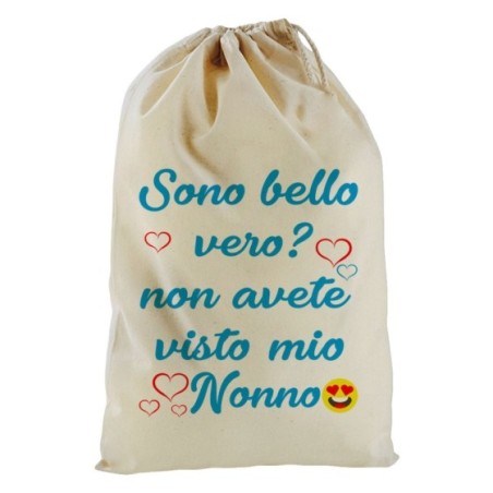 Sacchetto nascita personalizzabile sono bello vero? non...