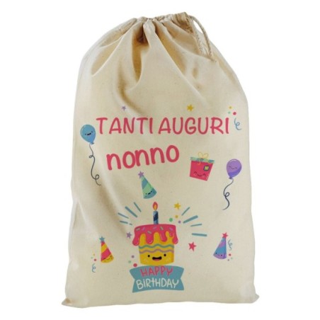 Sacchetto nascita bimbo personalizzabile con nome tanti...
