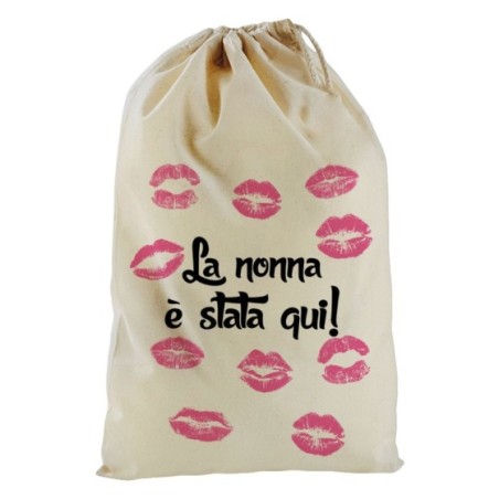 Sacchetto nascita bimbo personalizzabile con nome nonna è...