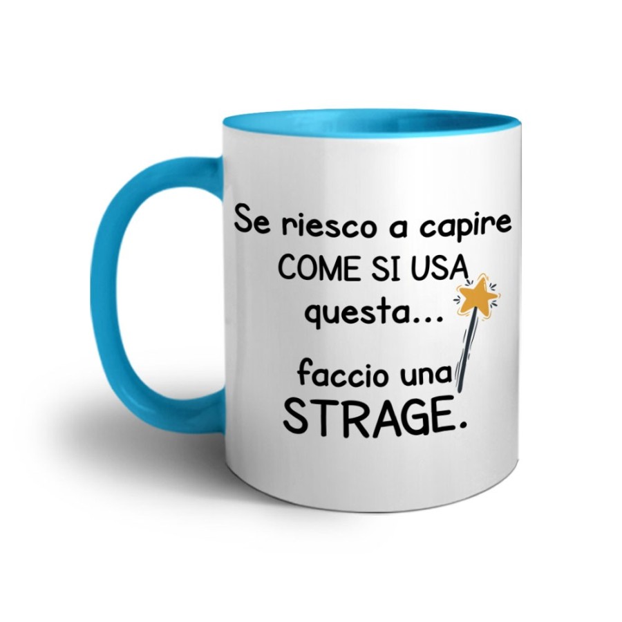 Tazza se riesco a capire come si usa faccio una strage Frasi