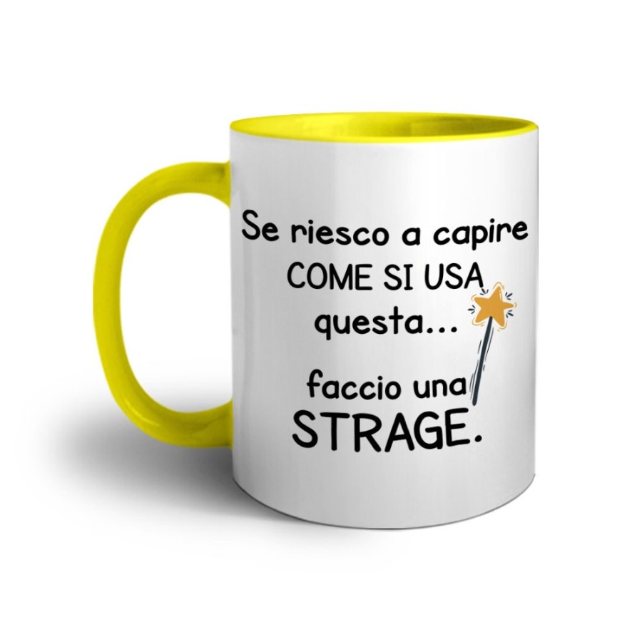 Tazza se riesco a capire come si usa faccio una strage Frasi