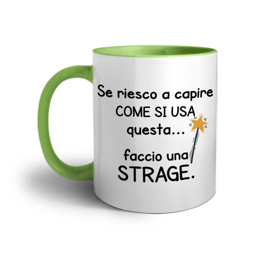 Tazza se riesco a capire come si usa faccio una strage Frasi