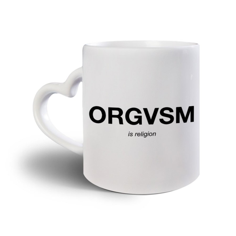 Tazza orgasm is religion Frasi