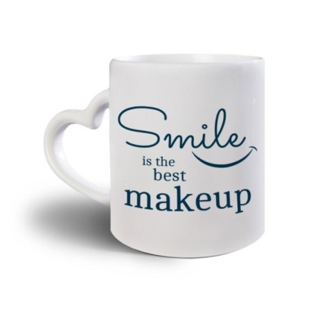 Tazza smile is the best makeup Frasi