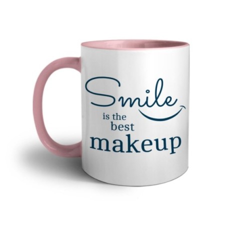 Tazza smile is the best makeup Frasi