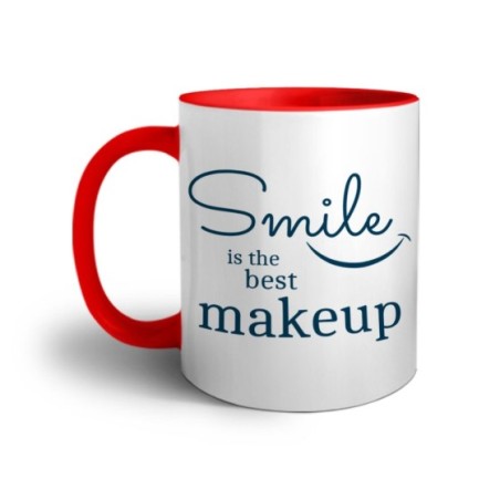 Tazza smile is the best makeup Frasi
