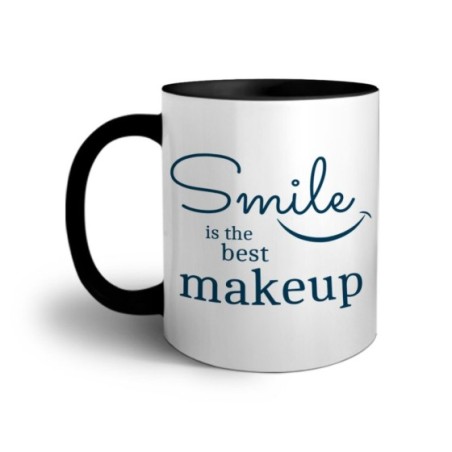 Tazza smile is the best makeup Frasi