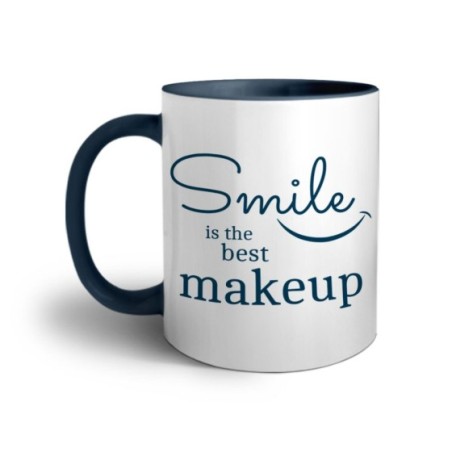 Tazza smile is the best makeup Frasi