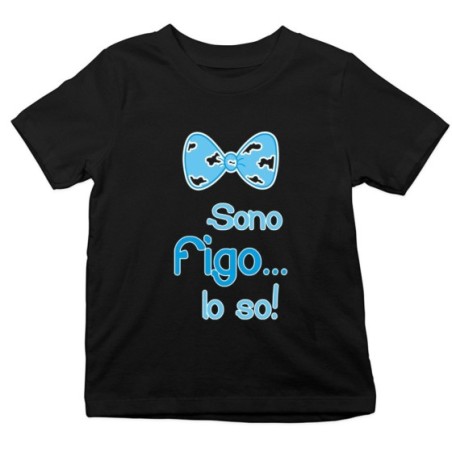 T-shirt bambino sono figo lo so