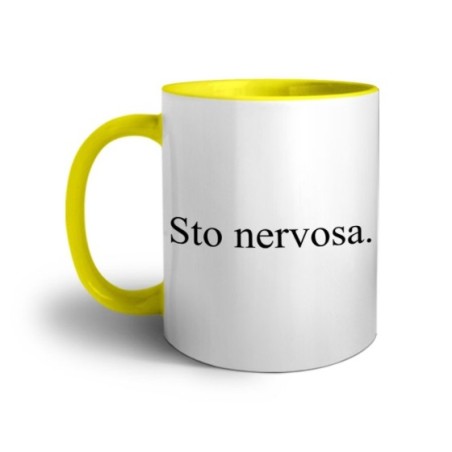 Tazza sto nervosa Frasi