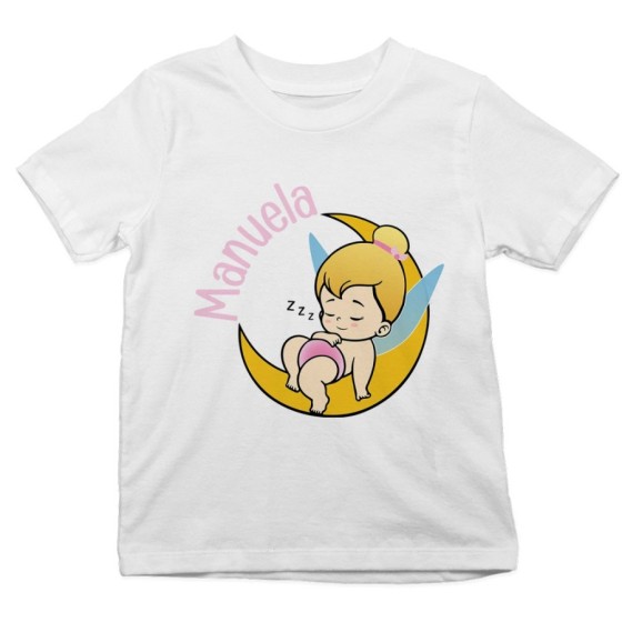 T-shirt bambina personalizzata con nome baby trilli Divertenti
