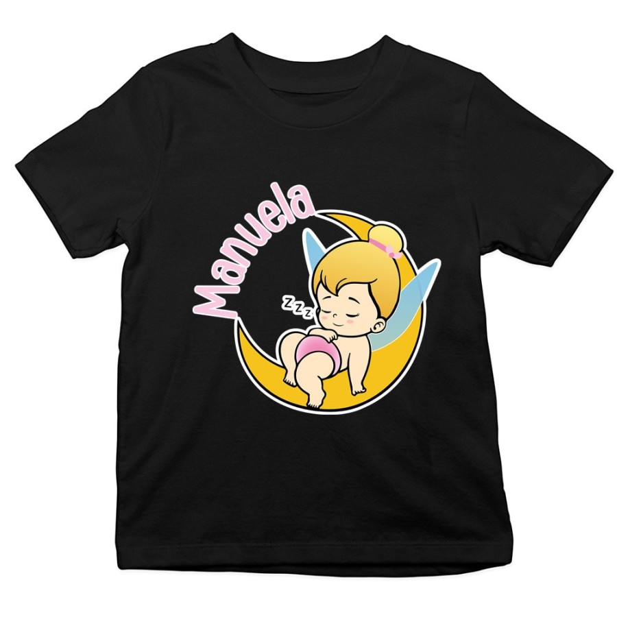 T-shirt bambina personalizzata con nome baby trilli Divertenti