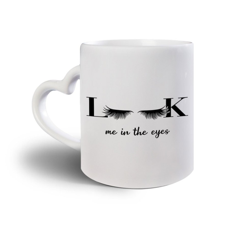 Tazza look me in the eyes Frasi