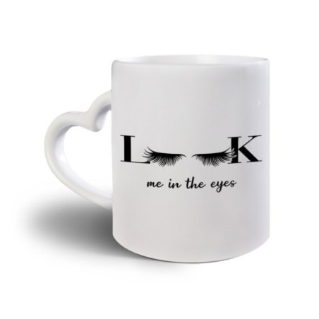 Tazza look me in the eyes Frasi