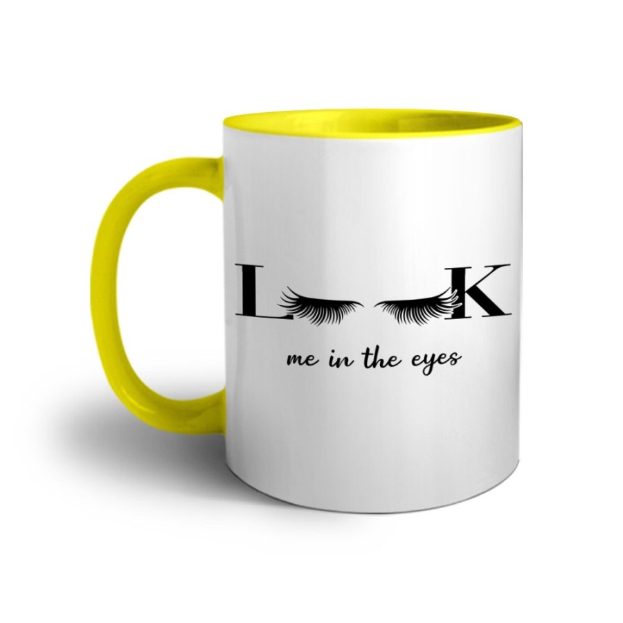 Tazza look me in the eyes Frasi