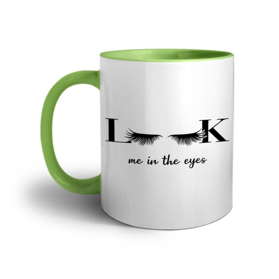 Tazza look me in the eyes Frasi