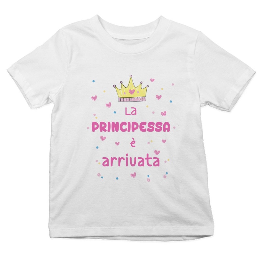 T-shirt bambino il principe è arrivato Divertenti