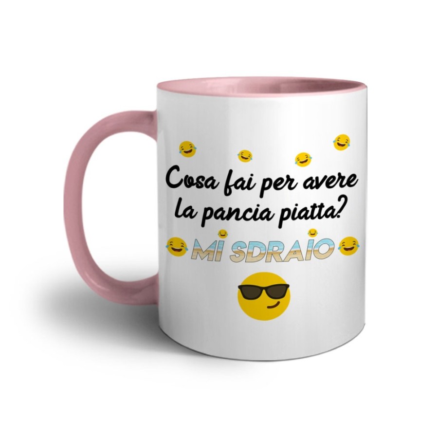 Tazza cosa fai per avere la pancia piatta? mi sdraio Frasi