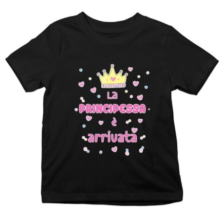 T-shirt bambino il principe è arrivato Divertenti