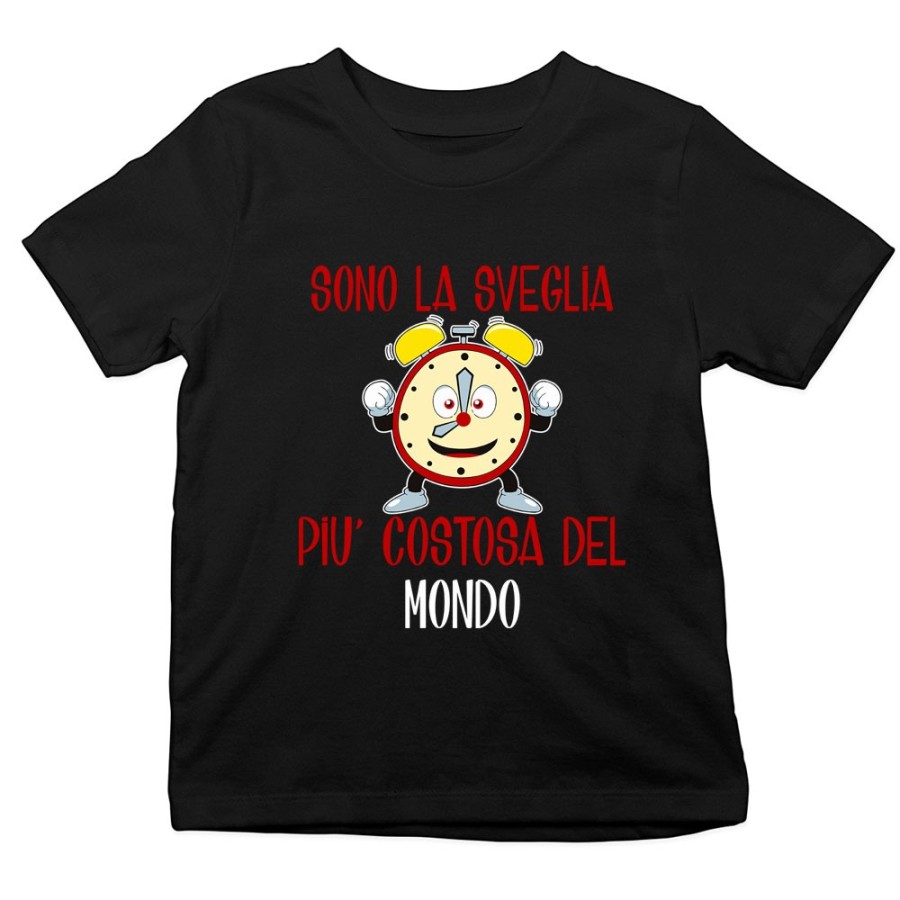 T-shirt bambino sono la sveglia più costosa del mondo Divertenti