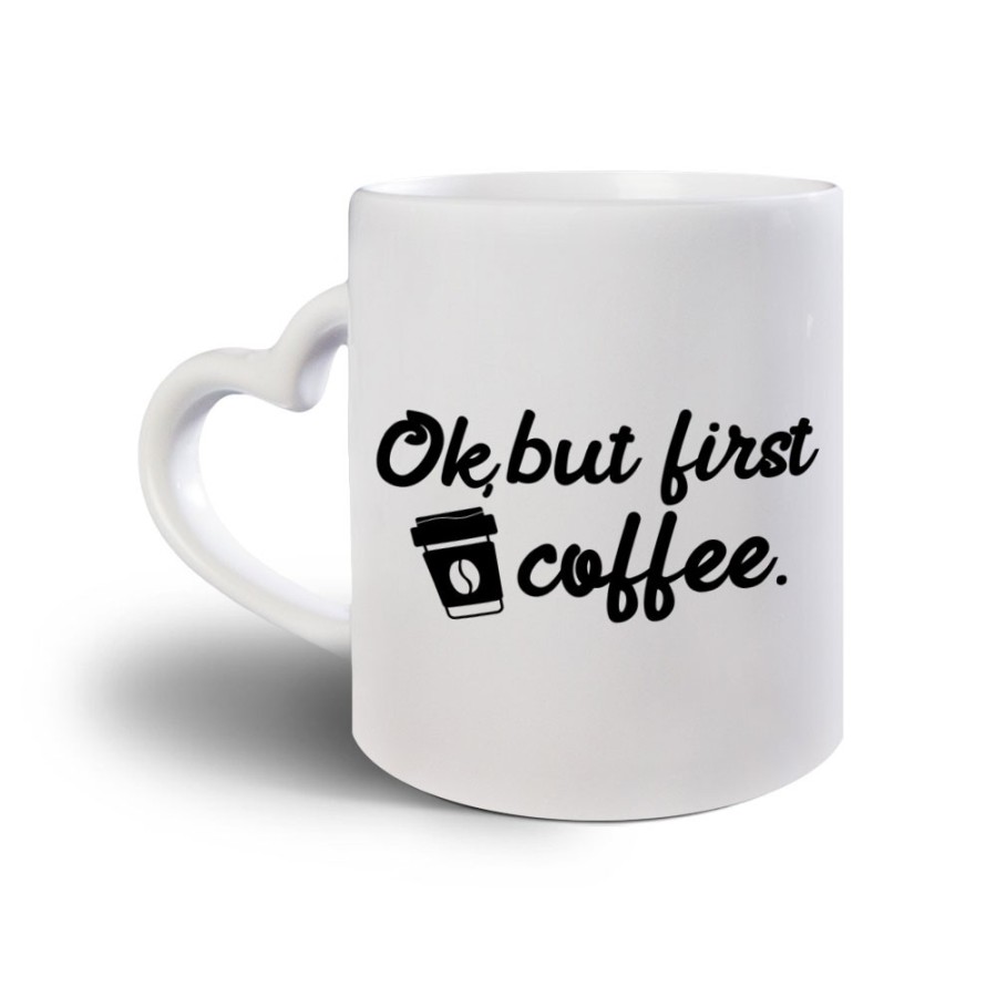 Tazza ok but first coffee Frasi
