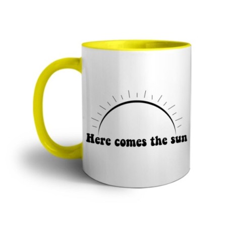 Tazza here comes the sun Frasi