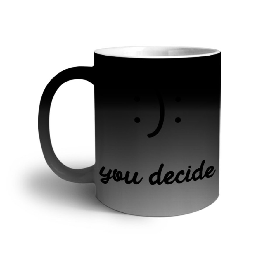 Tazza happy you decide happy or sad Frasi