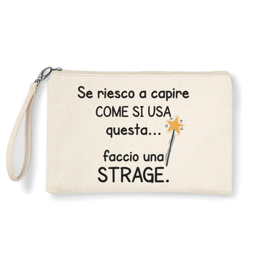 Pochette se riesco a capire come si usa faccio una strage Frasi