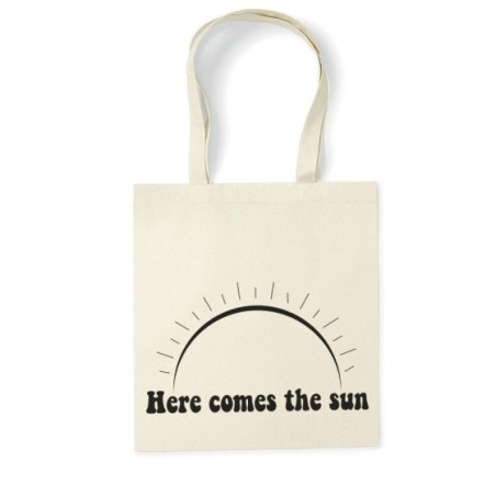 Shopper bag here comes the sun