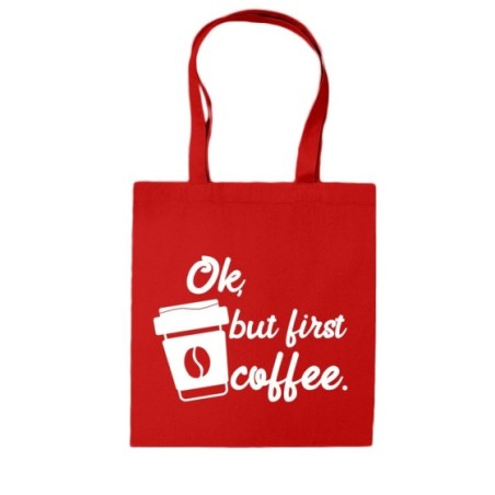 Shopper bag ok but first coffee