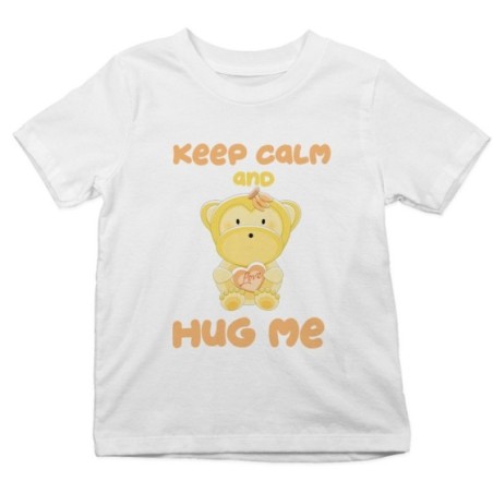 T-shirt bambino keep calm and hug me