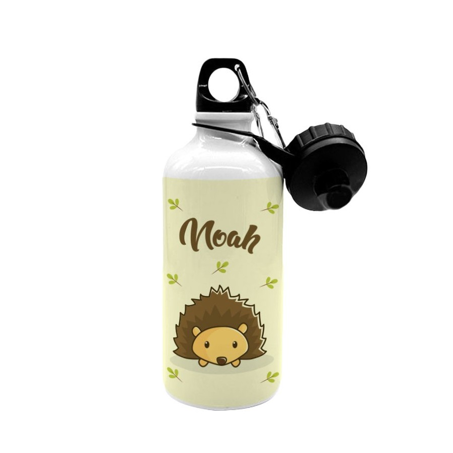 Borraccia personalizzata con nome baby riccio Divertenti