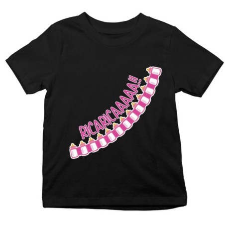T-shirt bambino ricaricaaaa latte