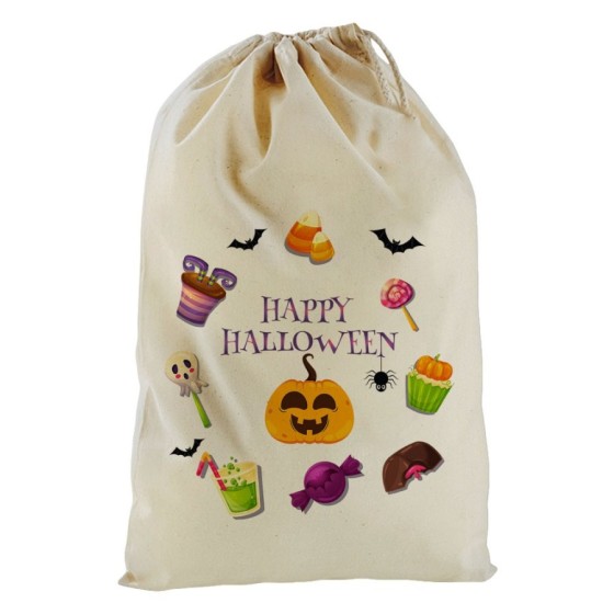 Sacchetto happy halloween con dolci Halloween