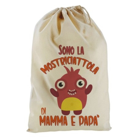 Sacchetto sono il mostriciattolo la mostriciattola di...