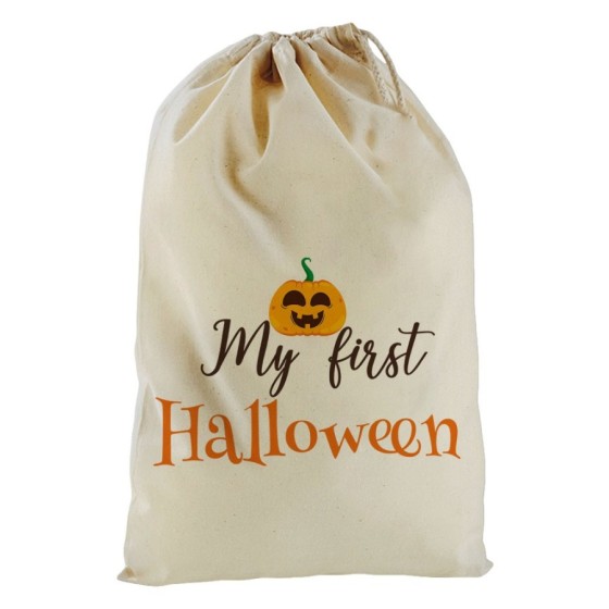 Sacchetto my first halloween con zucca Halloween