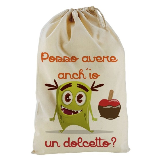 Sacchetto posso avere anch'io un dolcetto? Halloween