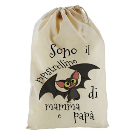 Sacchetto sono il pipistrellino di mamma e papà