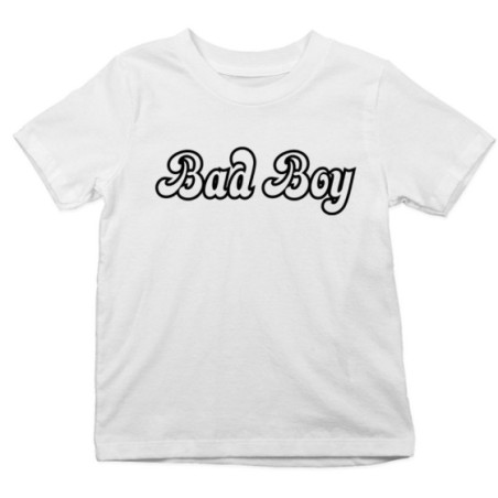 T-shirt bambino bad boy bad girl Divertenti