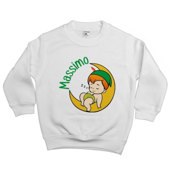 Felpa bambino personalizzata con nome baby peter Divertenti