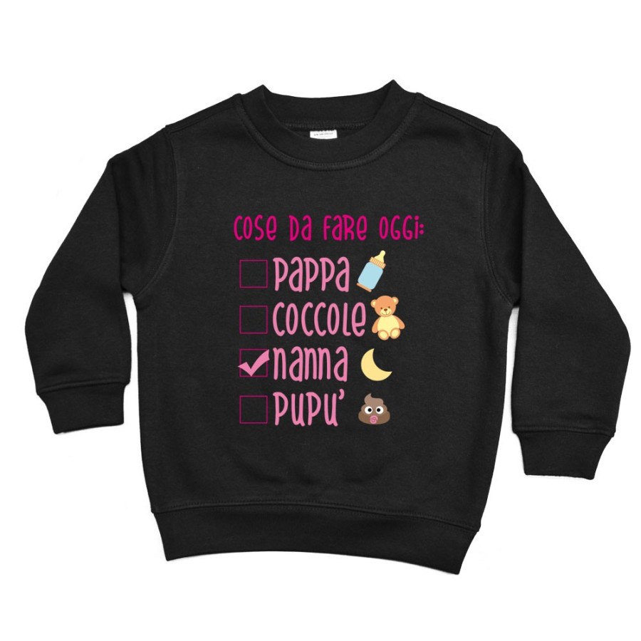Felpa bambino cose da fare oggi Divertenti